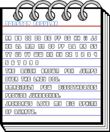 Nonstop Regular Font