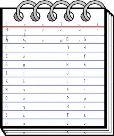 Ocelot Monowidth Normal Font