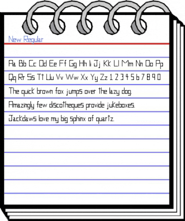 New Regular Font