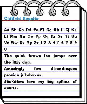 OldBold Regular Font