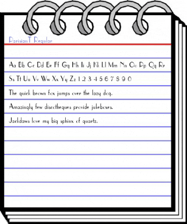 ParisianT Regular Font