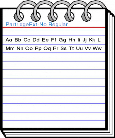 PartridgeExt-No Regular Font