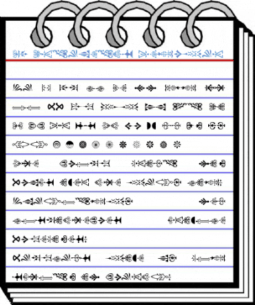 PC Ornaments Regular Font