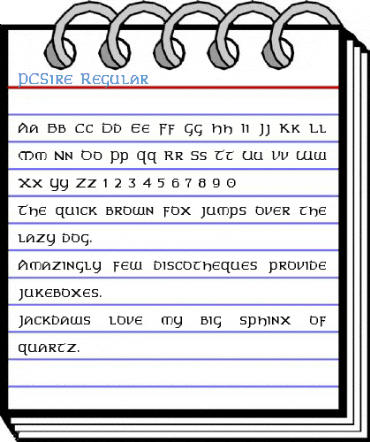 PCSire Font