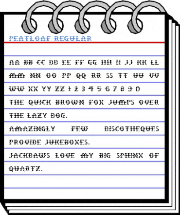 Peatloaf Regular Font