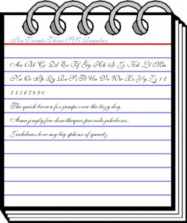 Pen Tweaks Three SSi Regular Font