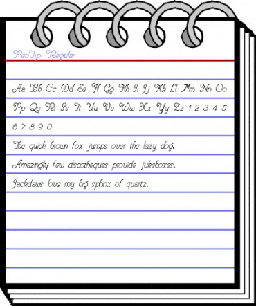 PenTip Regular Font