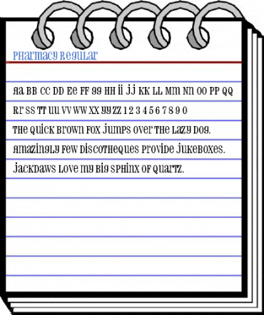Pharmacy Regular Font