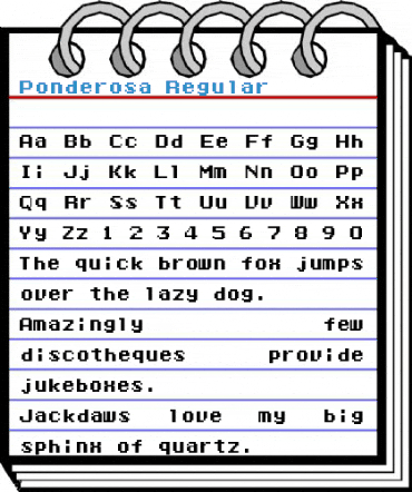 Ponderosa Regular Font