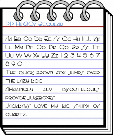 PP_Hip20s Regular Font