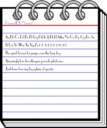 PramudDB Normal Font