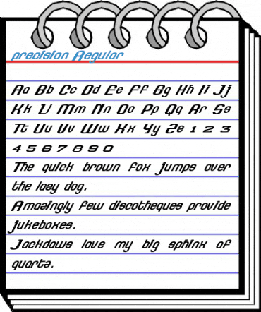 precision Regular Font