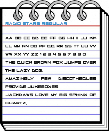 Radio Stars Regular Font