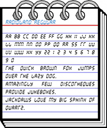 Radioland Regular Font
