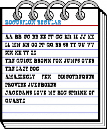 Bogusflow Regular Font