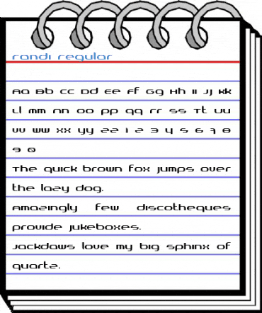 Randi Regular Font