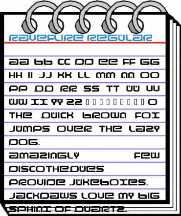 Raveflire Regular Font