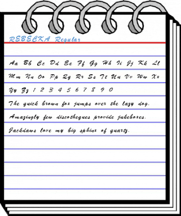 REBECKA Regular Font