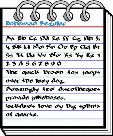 Bohemian Regular Font
