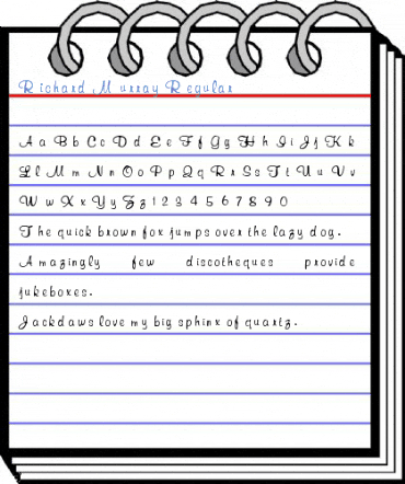 Richard Murray Regular Font