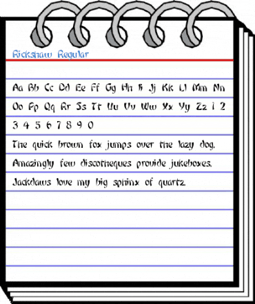 Rickshaw Regular Font