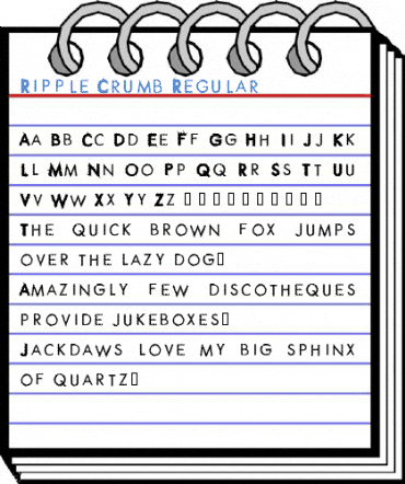 Ripple Crumb Regular Font