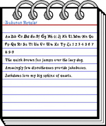Bokonon Regular Font