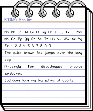 RODNEY Regular Font