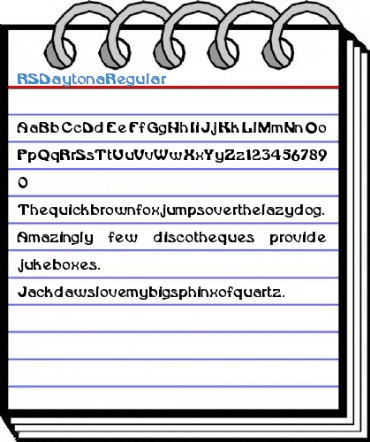 RSDaytona Regular Font