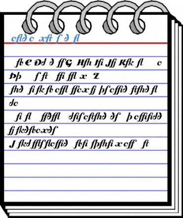 Bolero Extras Font