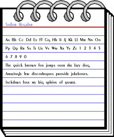 Sailor Regular Font