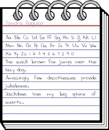 Sandra Regular Font