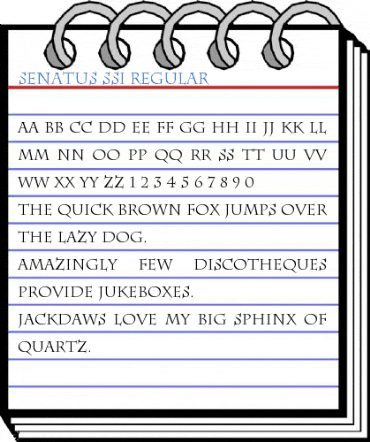 Senatus SSi Regular Font