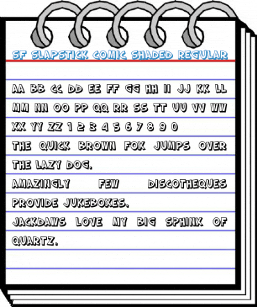 SF Slapstick Comic Shaded Regular Font