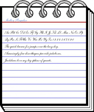 Shelley Regular Font