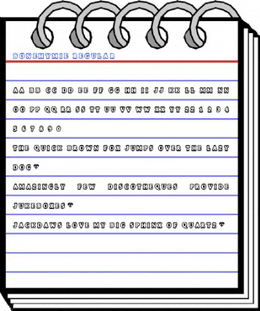 BoneHymie Regular Font