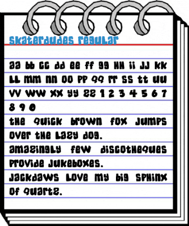 SkaterDudes Regular Font