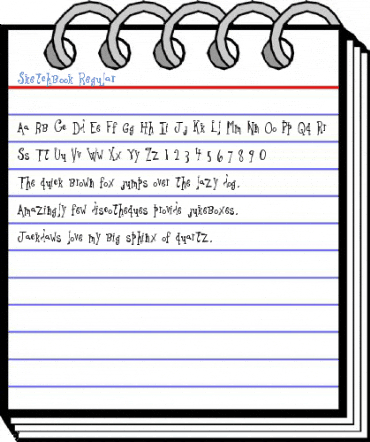 Sketchbook Regular Font