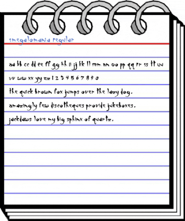Smegalomania Regular Font