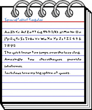 SpacePatrol Regular Font