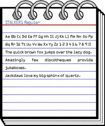 STALKER1 Regular Font