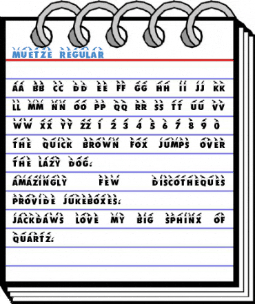 Muetze Regular Font