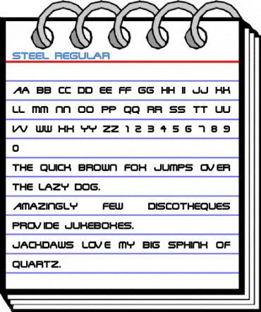 Steel Regular Font