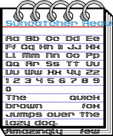 Suncatcher Regular Font