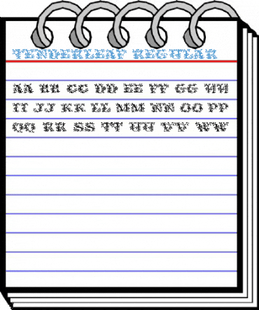 TenderLeaf Regular Font