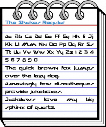 The Shakes Regular Font