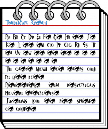 ThunderCats Regular Font