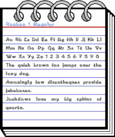 Boohoo 1 Regular Font