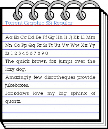 Torrent Graphic SSi Regular Font