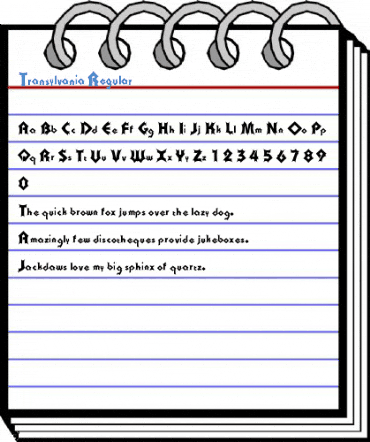 Transylvania Regular Font